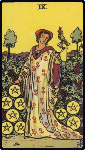 Nine of Pentacles / Девятка Пентаклей