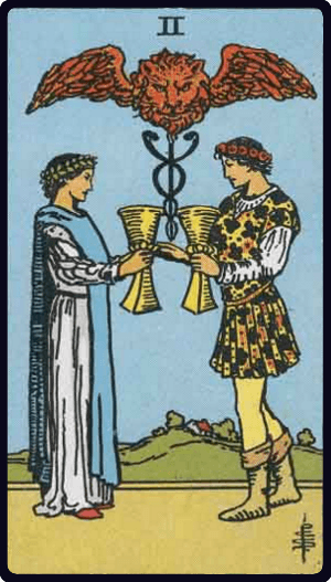 Two of Cups / Двойка Кубков