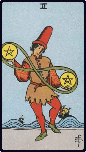 Two of Pentacles / Двойка Пентаклей