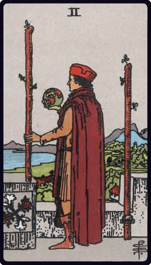 Two of Wands / Двойка Жезлов